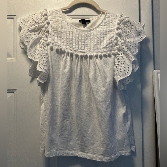J. Crew Flutter Blouse Size M - Picture 1 of 2